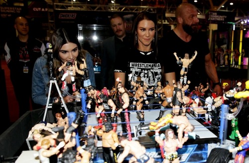 Triple H &amp; Stephanie McMahon tour WrestleMania Axxess: photos 