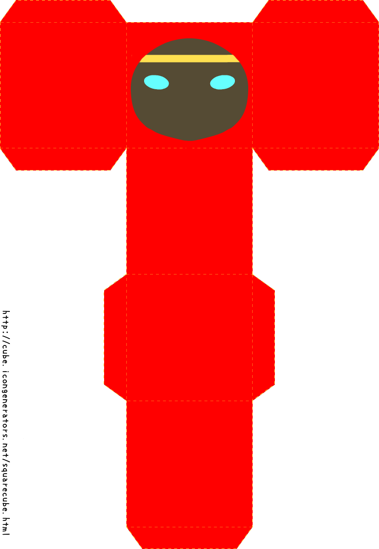 mynamemeanscloud:  I made Journey cubies!! Those square avatars from icongenerator.net