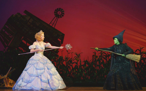 2019Erin Mackey (Glinda) & Mariand Torres (Elphaba)2nd National Tour Company; USA - Photo by Joa