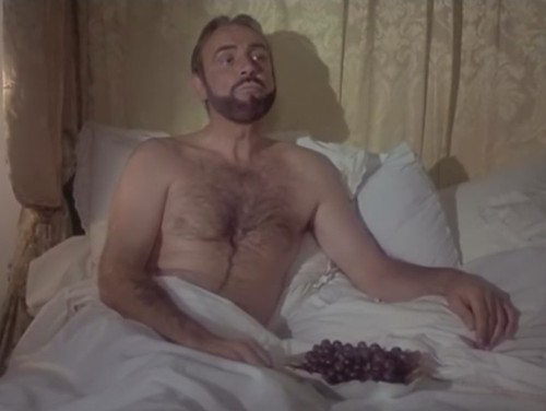 Sean Connery as Edward Pierce–Sharp Businessman–in The Great Train Robbery (1978). And w