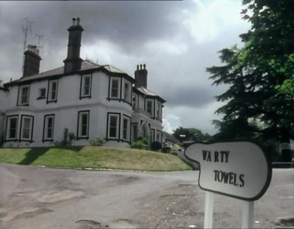 poshcountryclub:   The devolution of the Fawlty Towers sign   