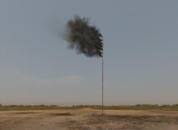 John Gerrard, Western Flag, Spindletop, Texas, 2017