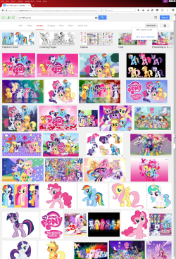 tenaflyviper:  This is an actual Google search for “My Little Pony”, in a private browser (not sure if that still customizes your searches or not), and with Safe Search OFF.  I repeat:  This is with Safe Search OFF.  This is a basic search, and