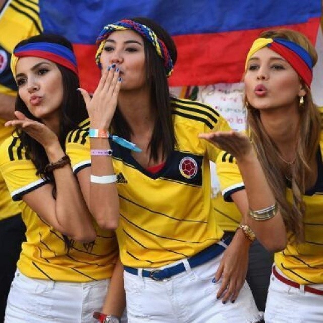 World cup fans hot girls