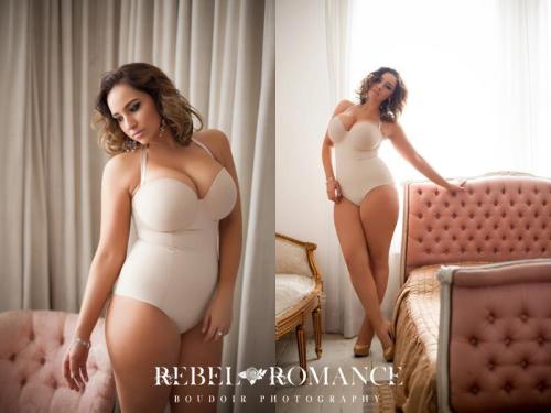 Large plus size women in lingerie