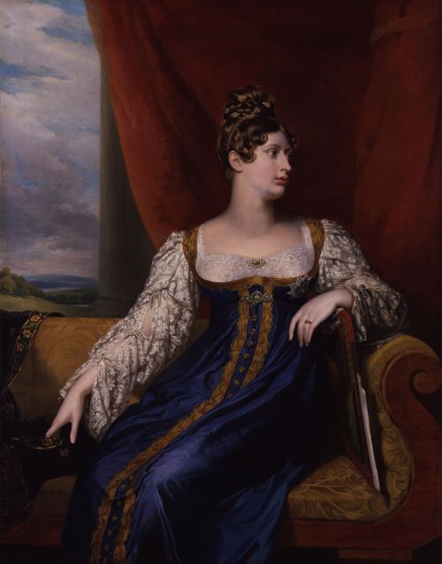 Princess Charlotte Augusta of Wales (1817). George Dawe (English, 1781-1829). Oil on canvas. Nationa