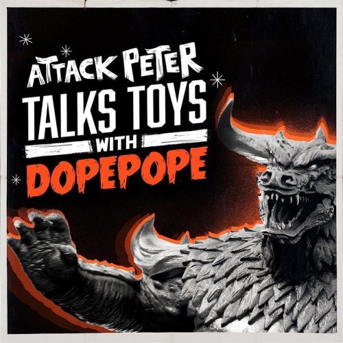 Going live with @attackpeter at 7:30pm EST ON YouTube. Talking Kaiju, toys, NFT art, and whatever el
