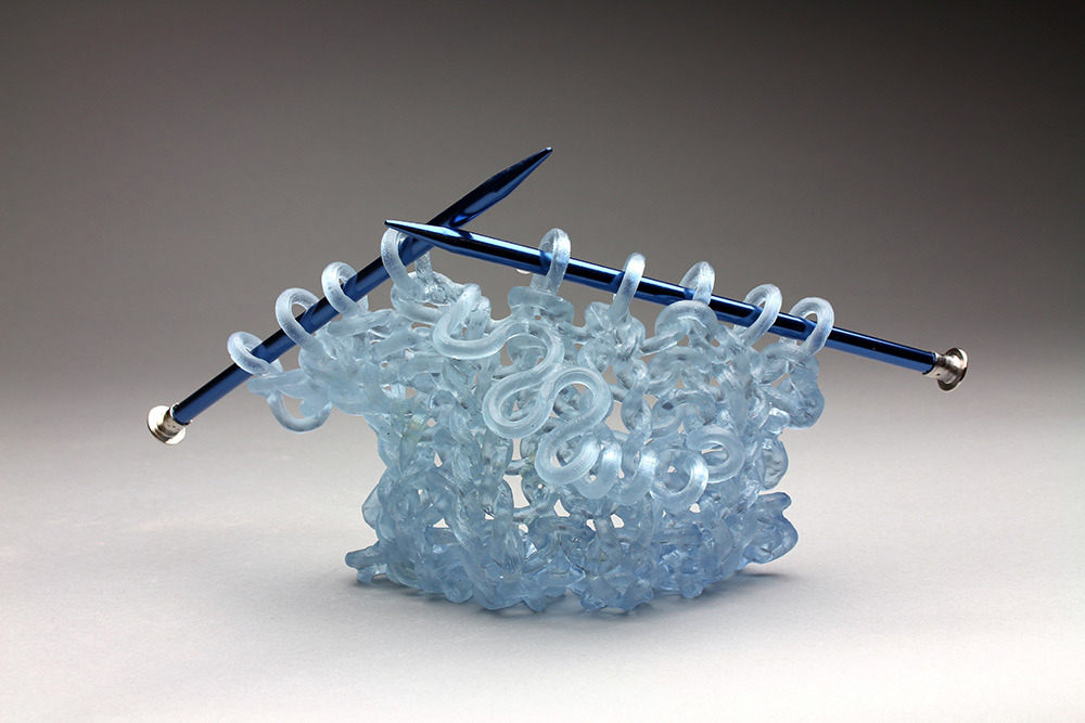 culturenlifestyle:  Exquisite Glass Art Sculptures Resemble Needles and Yarn by Carol