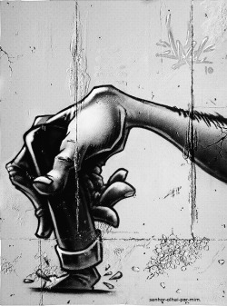 seksiaynstayn:  B&amp;W Grafitti