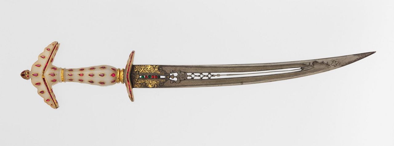art-of-swords:  Dagger with SheathDated: late 17th centuryCulture: Hilt, Indian,