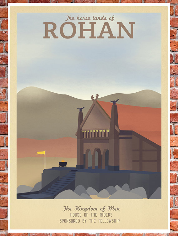 fanboycomicsnet:  Travel Posters For Everyone Who’s Bitter About Middle Earth and