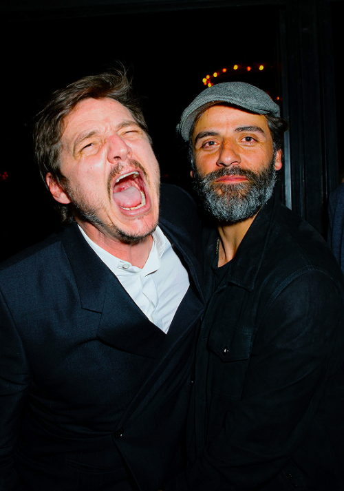 Pedro Pascal and Oscar Isaac attending the ‘King Lear’ Opening Night After Party back on