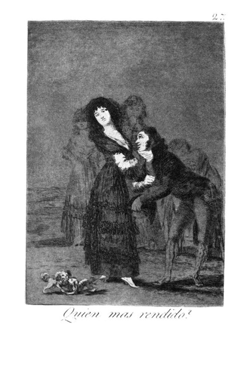 Who is more overcome?, 1799, Francisco José de Goya y LucientesMedium: aquatint,etching,paper