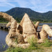 itscolossal:Mammoth Straw Creatures Populate Japanese Farmland in the Annual Wara