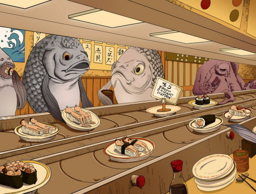 blogdehumor:  Sushi humanohttp://blogdehumor.tumblr.com/