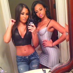 fashionistasrus:  Leena & Analicia 