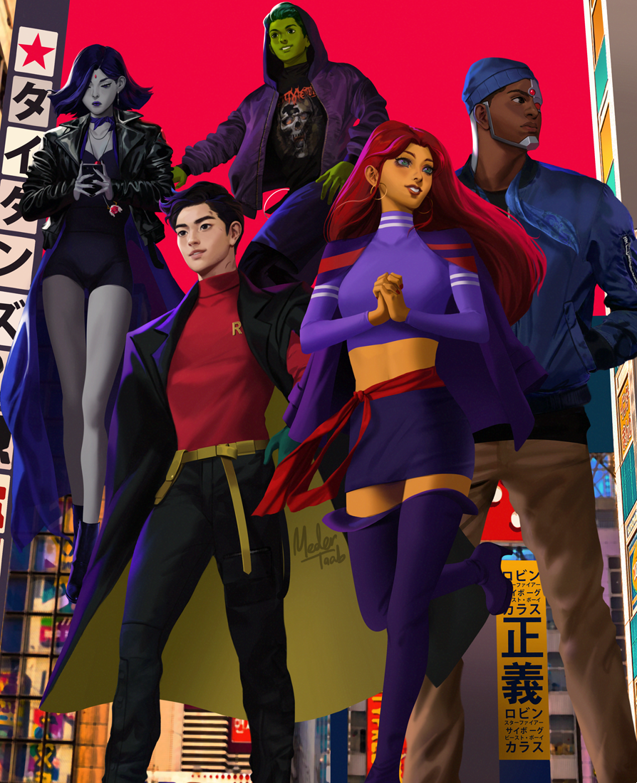 medertaab:  Teen Titans ~★ Fashionized Titans is something I wanted to do for a