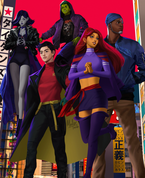 medertaab - Teen Titans ~★Fashionized Titans is something I...