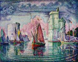 lonequixote:Port of La Rochelle ~ Paul Signac