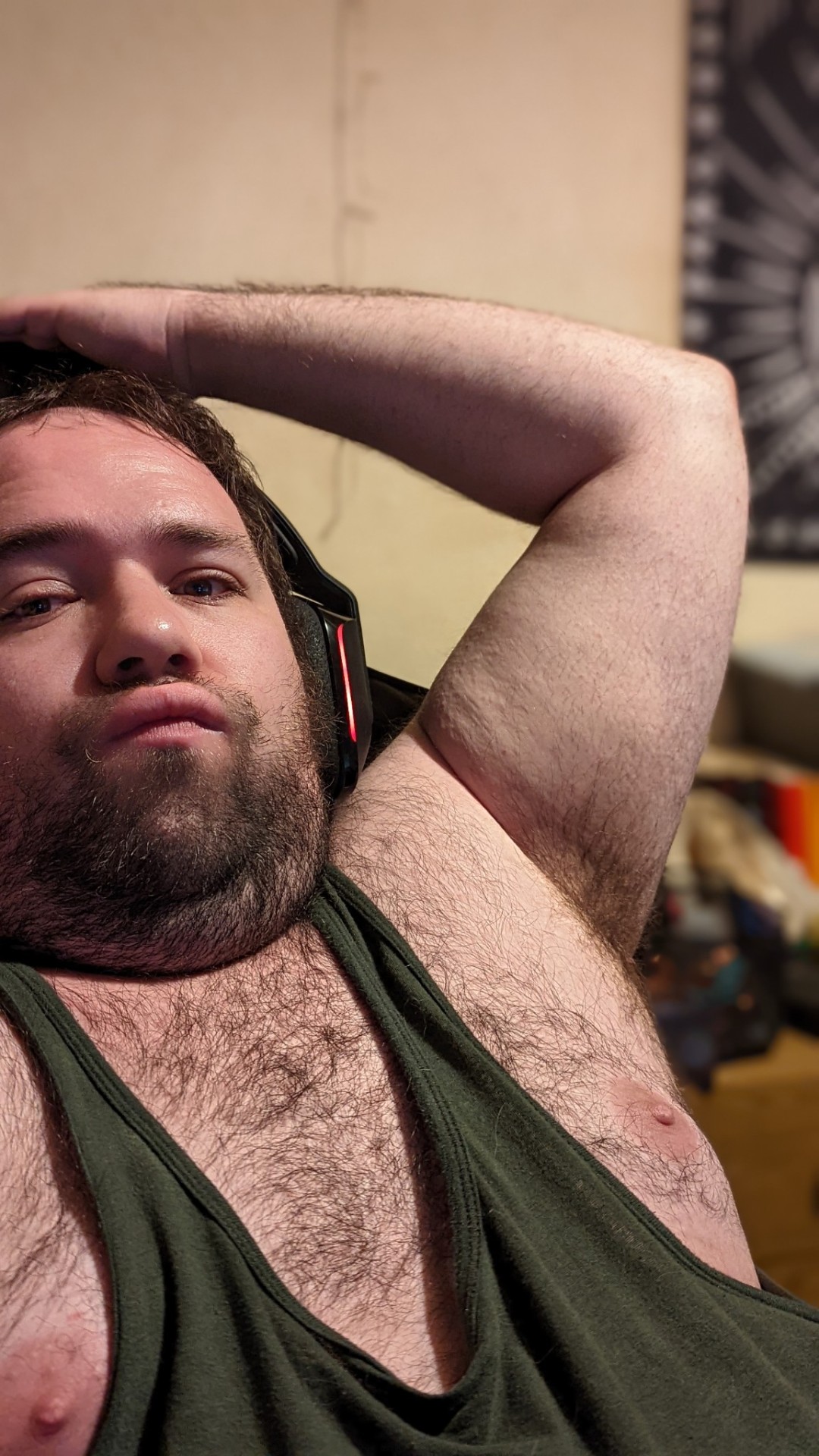 Professional Bear Gaymer — More nipple before I go to bed - sleep tight...