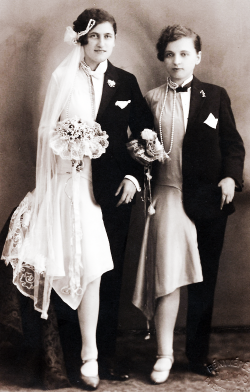 Wedding photo Budapest c. 1920