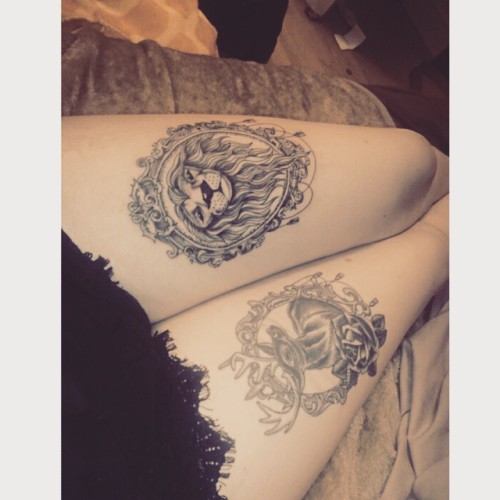ispyca:So nice to finally have them both done. Dont feel like im weighing down one side of my body anymore 😂🙌