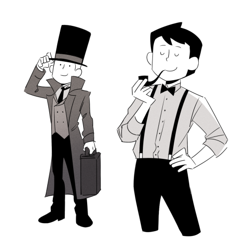 Layton Scribbles From A While Ago