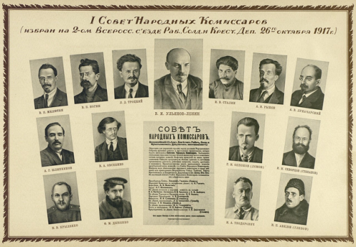 thesovietbroadcast:1917 ☭– Council of People’s Commissars (SOVNARKOM).