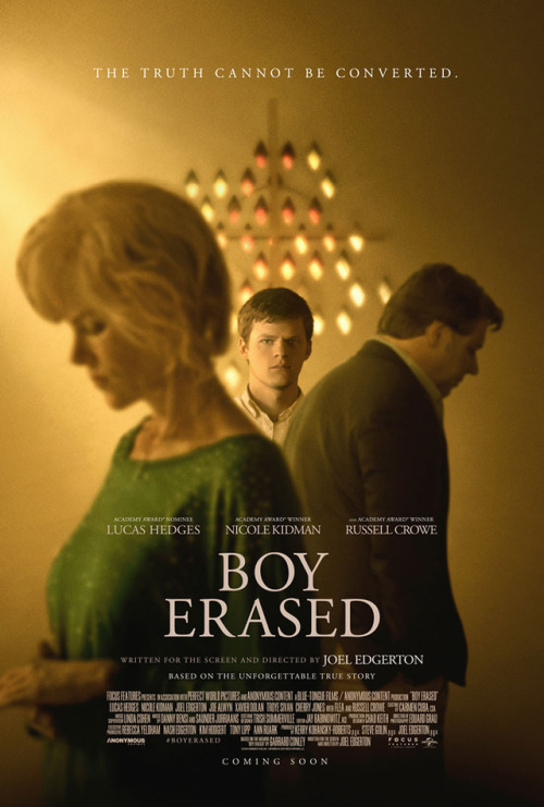 New Boy Erased Trailer – Lucas Hedges, Nicole Kidman &amp; Russell Crowe star in the gay conversion 