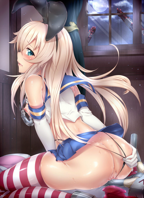 rule34andstuff:  Fictional Characters that I would “wreck”(provided they were non-fictional): Shimakaze(Kantai Collection).