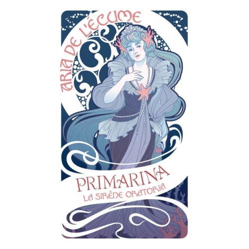 Art Nouveau Primarina &ndash; finished just in time for Fanime! I&rsquo;m at artist alley ta