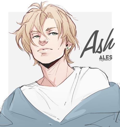 alef-art:Ash Lynx from “Banana fish” - request of my donators. If he’s been requested by 2 people, s