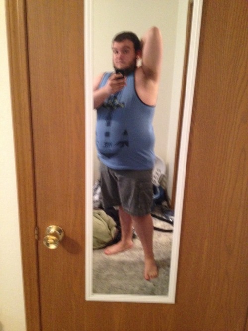 thebeardedmystery:  New shirts! The middle one (gray) is the one I wanna turn into a fringey crop top, once I figure out how to do that. I LOVE the tank (hence two pics) and it was Ū at Kohls!! 