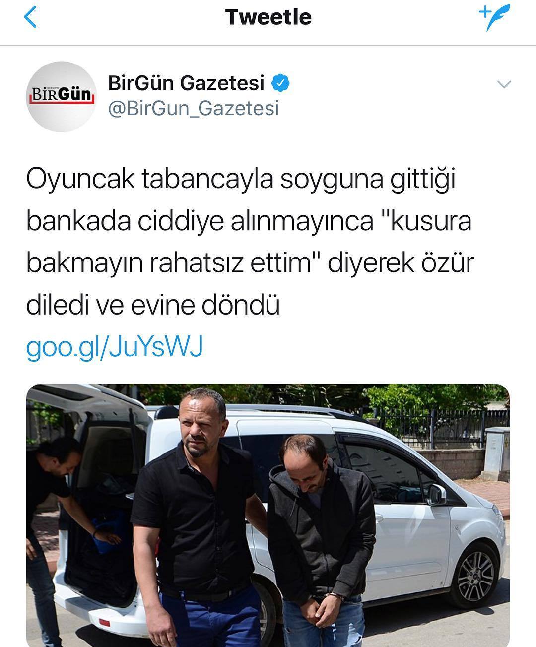 Oyuncak tabancayla soyguna...