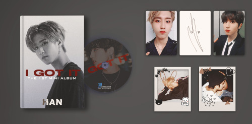 hyunjinz:seungmin &amp; han album mockup↠ for @changbuff from your secret santa ♡ insp.: ♥ ♥