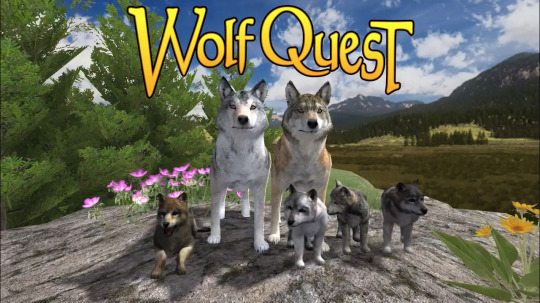 thefireboundmage: Wow, A lot of people Might recognize this game from the very early 2000s! Wolfquest started out as a free game that was meant to help educate people about wolves and help them understand. It later even got an online mode so you could