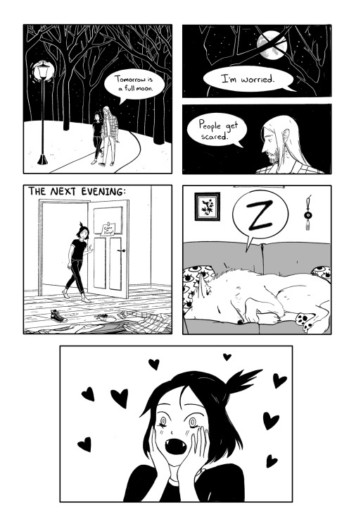 ambris:sarahseeandersen:Hi everyone!My series “FANGS,” a love story between a werewolf and vampire, 