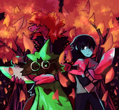 DELTA RUNE!!!!!! i am also loving this game and the colours and characters really made me wanna draw