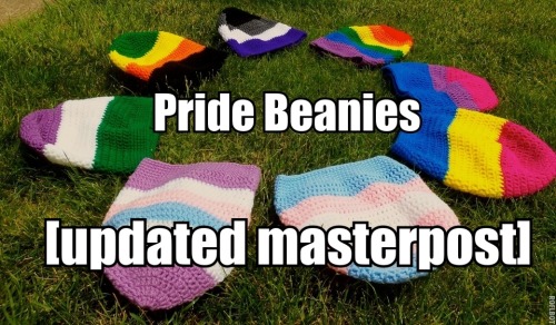 octopodian:societyinfluenced:stevienitram:Since I first introduced my pride beanies back in June, or