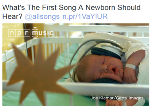 unclefather:What if we Rick Roll’d babies right when they came out of the womb