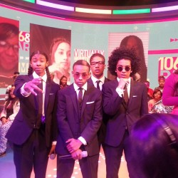 jacobprincetonperez:  On set of 106 &amp; Park - Tune in today at 6PM EST for the #KHOTL video premiere… plus we’ve got a surprise for you! 