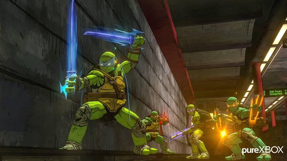 grimphantom2:  elementlizard:  Screen shots form “Teenage Mutant Ninja Turtles: