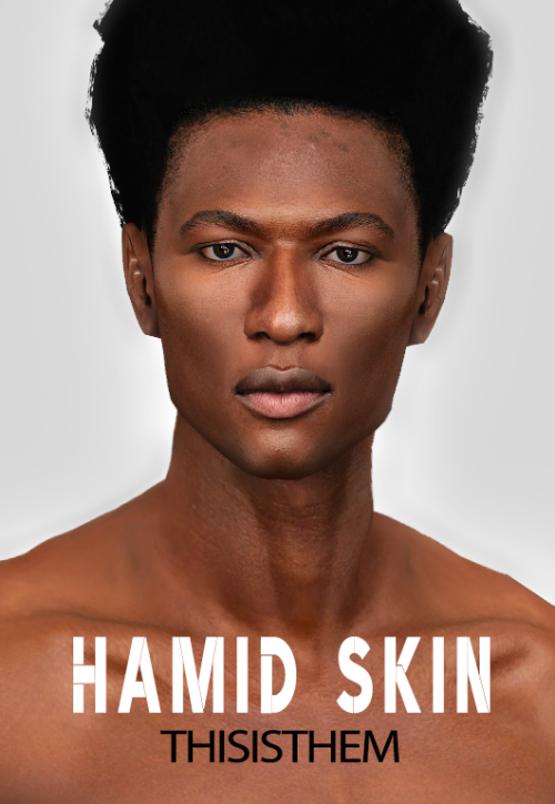 Hamid’s SkinHQ Textures / HQ Compatible ;With / without eyewbrows versions ;10 swatches for ea