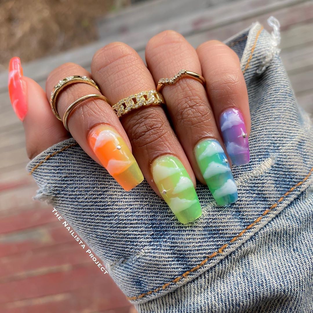 Finessed Nails on Tumblr: Image tagged with acrylic nails, long nails,  coffin nails
