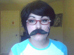 janey-crocker:  I just wanted a cute mustache gif… 