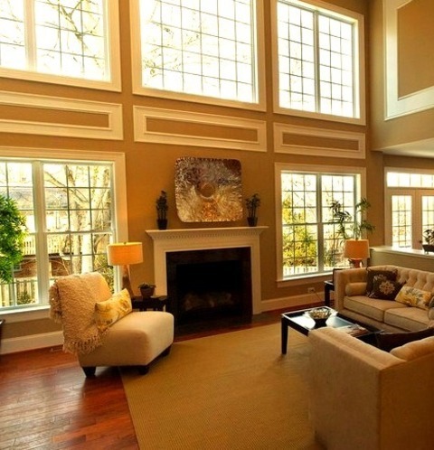 DC Metro Family Room Idea For A Large, Traditional, Open-concept Family Room With Beige Walls, A Standard