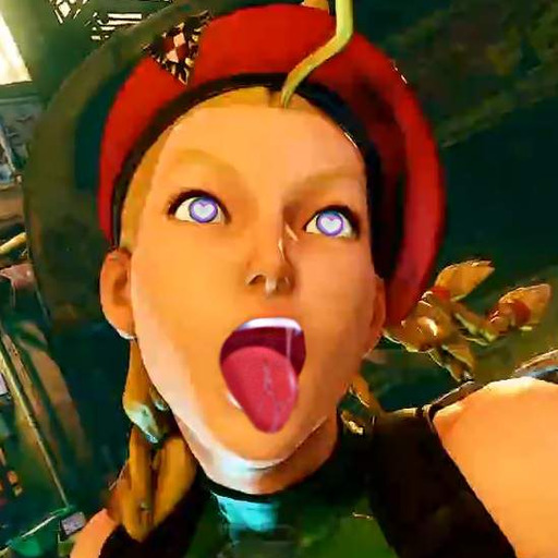 XXX conuseur:  Cammy showing off her anime stance photo