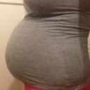 Amateur black preggo mounts a huge chocolate