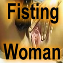 Fistingwoman:  Two Hands In Black Rubber Gloves Fist Fuck The Hell Out Of This Huge