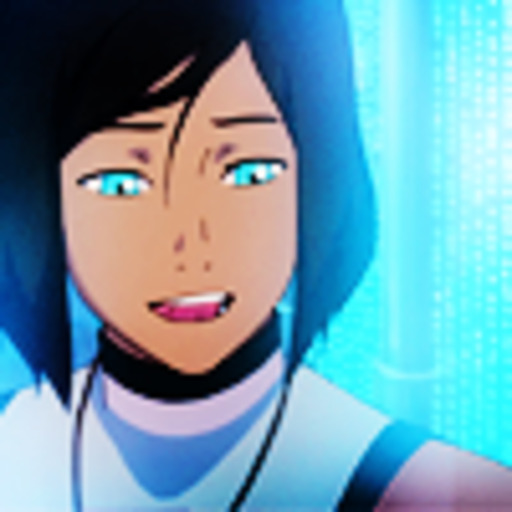 makofied:  i just had a sad thought about korra right now, take a look: (pictures source) as a kid: vibrant blue eyes. as a teenager: light blue eyes. as an adult: grayish blue eyes. it’s like the edge of her innocence and the fall. step-by-step, losing